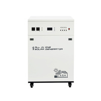 Système d'éclairage solaire 2kw 3 Kw 24v 1000w-3000w Ups Kit solaire portable pour la maison 5000watts pour réfrigérateur ordinateur téléviseur ventilateur et lumière