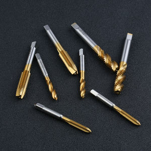 Machuelos <span class=keywords><strong>de</strong></span> Acero Rápido con Recubrimiento <span class=keywords><strong>de</strong></span> Cobalto y Titanio, Espiral, para Acero Inoxidable y Trabajo <span class=keywords><strong>de</strong></span> Metales, Personalizados OEM/ODM, Diámetro M2-M20 - Product Image 4