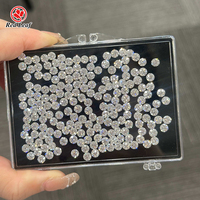 0.6mm-4.4mm Gevşek Laboratuvarda Yetiştirilmiş Elmas DEF VVS-VS Yuvarlak Brilyant Mele Elmas HPHT CVD Küçük Boyutlarda Üretilmiş Elmas