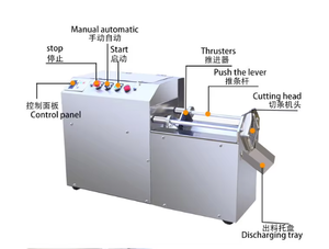 Stainless Steel Multifunctional French Fries Cutting <b>Machine</b> for <b>Vegetables</b> and <b>Fruit</b> 220/380V - Product Image 4