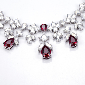 Necklace Jewelry MSN-748 Necklace Lab Grown Diamond Luxury Necklace - Product Image 2