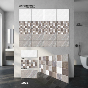 Vente directe Carreaux muraux de cuisine 30x60cm Gris Carrare Salle de bain 12x24 Céramique Marbre Poli Intérieur 300x600mm Carreaux muraux modernes - Product Image 1