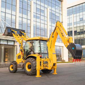 Hengwang 4x4 backhoe Earth-Moving เครื่องจักรรถตักดินเครื่องยนต์ดีเซลรถตักดินขนาดเล็กรถตักดิน - Product Image 4