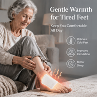 Patchs pour les pieds en non-tissé à l'armoise auto-chauffants activés par l'air, boîte de 5 paires, soulagement de l'inconfort féminin, vente en gros directe usine