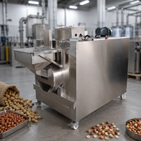 Machine à torréfier les cacahuètes en acier inoxydable, équipement industriel de cuisson des noix pour les noix de cajou et les amandes