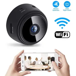 Mini câmera a9 de vídeo de vigilância, filmadora sem fio com gravador de voz, visão noturna, wifi 1080p hd