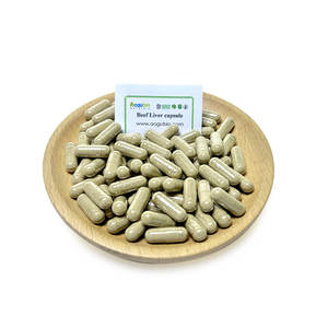 Suplementos de energía natural Halal Cápsulas de hígado de res liofilizadas Cápsulas de hígado de res a granel 500mg - Product Image 5