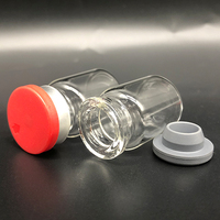 Flacons en verre borosilicate ambré 1ml-10ml, bouteilles de sérum avec bouchon en caoutchouc, sérigraphie pour emballage d'huiles essentielles et de soins de la peau