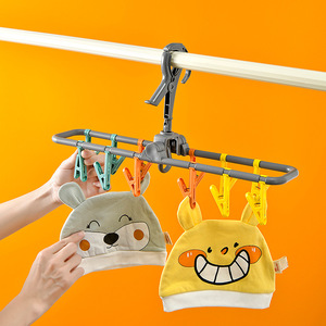 Étendoirs à vêtements coupe-vent pour sécher les chaussettes soutiens-gorge sous-vêtements vêtements de bébé, chapeaux écharpes serviettes pantalons et gants couche - Product Image 5