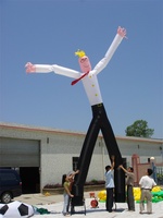 Danseur d'air gonflable personnalisé à vendre, Tube gonflable Skydancer homme pour publicité