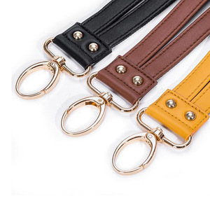 Cross-border stroller <b>hooks</b>, Korean style, simple PU leather, small and portable child seat handle <b>hooks</b> - Product Image 4