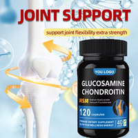 Ausreson OEM Comprimés de Glucosamine Chondroïtine MSM pour la Santé des Articulations et des Os, Collagène Halal, Vitamine