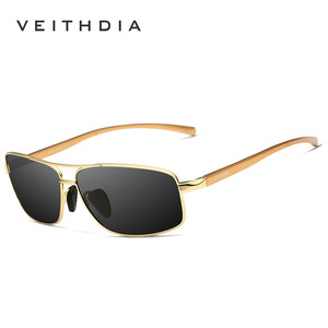 Veithdia – lunettes de soleil polarisées en aluminium et magnésium pour hommes, UV400, pour sports de plein air, conduite, pêche, cyclisme, protection solaire 2458 - Product Image 4