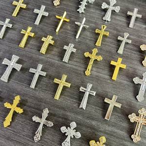 เข็มกลัดโลหะผสมสังกะสีดีไซน์ล่าสุด ประดับคริสตัล สีทอง สีเงิน สำหรับงานแต่งงาน ของขวัญ ขายส่ง สำหรับเสื้อผ้าและกระเป๋า - Product Image 5