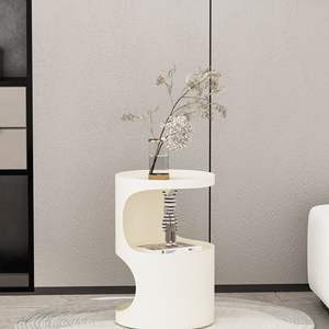 מודרני יצירתי nordic שולחן שינה קונסולת קרם שולחן פינתי פשוט עגול רב שכבתית - Product Image 2