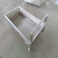 Nouvelle charrette à pâte manuelle à grande capacité pour usage commercial, en acier inoxydable 304, facile à utiliser