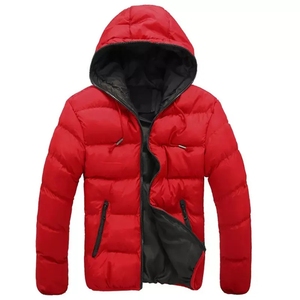 Chaqueta de Plumón Casual para Hombre I-0078, Resistente al Viento, con Cierre Grueso, Logotipo Personalizado, Cuello Alto, Abrigo de Invierno - Product Image 5