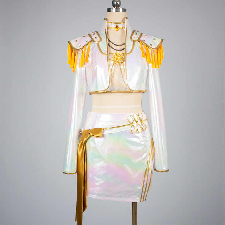 Disfraz Anime Rumi/Mira/Zoey Para Niñas - Tallas 100-150 Cm, Material Poliéster, Ideal Para Halloween, Carnaval Y Fiestas Temáticas