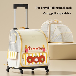 Transportín Portátil de Gran Capacidad para Mascotas (Gatos y Perros) con Diseño de Mochila con Ruedas, hasta 7 kg, para Transporte en Coche y Avión - Product Image 5