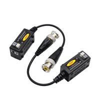 Balun de Video HD de 8MP al por Mayor, Transmisor BNC Pasivo de Par Trenzado sobre Cat5e/6 para Sistema de Monitoreo AHD/TVI/CVI/CVBS, Alcance de 300M