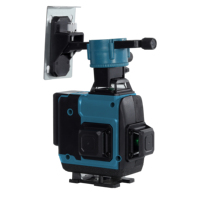 Niveau laser 3d à nivellement automatique multifonctions multilignes de qualité professionnelle fabriqué en usine à 360 ° avec trépied de 1m