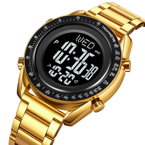 Reloj Skmei 2145, Nuevo, Resistente al Agua, de Lujo, en Acero Inoxidable Dorado, con Alarma, Deportivo, Digital, para Hombre - Product Image 4