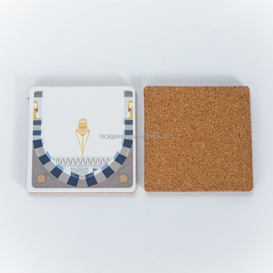 แผ่นรองแก้วพลาสติกเลนติกูลาร์ 3 มิติ แบบกำหนดเอง พร้อมแผ่นรองหลัง EVA / ไม้ก๊อก - Product Image 3