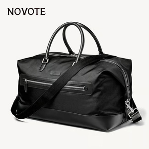 Bolsa de Lona de Nailon de Moda al por Mayor NOVOTE, Asa de Cuero, Gran Capacidad, Cierre de Cremallera, Logotipo Personalizado, Plegable, Impermeable - Product Image 3