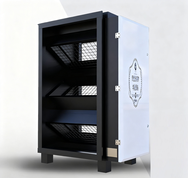 Activated Carbon Deodorizing Box Dust Air Filters System with Motor As Core Component 10000M³/h 304 SS