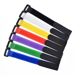 Individuell Bedrucktes Elastisches Klettband in Verschiedenen Farben, 100% Nylon-Material, Logo-Klettverschluss mit Klebefläche - Product Image 1