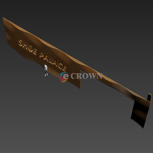 Wall Emporium Pull Curved Arc Shop Owl Design <strong>Swall</strong> Luxury White Wall Emporium Pull Curved Arc Shop OEM - Product Image 5