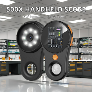 ポータブル 200W ピクセル マクロ デジタル顕微鏡 500 倍倍率 LED 2.0 インチ カラースクリーン 固定焦点 ハンドヘルド拡大鏡 - Product Image 2