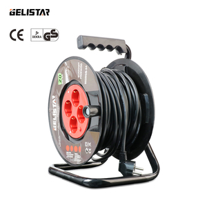 GELISTAR Heavy Duty Metal Reel Power Extension Cable Reel Extension 20M <span class=keywords><strong>25M</strong></span> 50MExtension Custom Length Power Cordons - Product Image 3