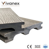 Fabricant de planches de terrasse en composite bois-plastique (WPC) de haute qualité, modernes, imperméables et brossées pour l'extérieur