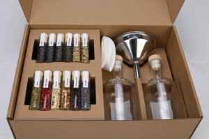 Kit de fabrication de Gin DIY, ensemble <span class=keywords><strong>cadeau</strong></span> <span class=keywords><strong>Original</strong></span>, 12 saveurs dans <span class=keywords><strong>des</strong></span> Tubes en verre, infusez du Gin artisanal à la maison, meilleurs cadeaux d'anniversaire pour lui son Bar - Product Image 5