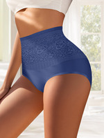 U552 Sous-vêtements en coton taille haute pour femme, grande taille, style européen et américain, amincissant et sculptant l'abdomen et les hanches