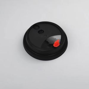 High Quality Disposable PP Plastic Cup Lid 90/95/98mm Transparent White Black <b>Leak</b>-Proof Food Grade Durable Bottle Closures - Product Image 3