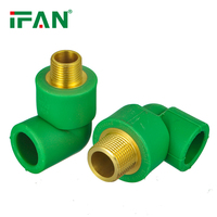 Raccord PPR d'injection plastique personnalisé IFAN raccord PPR de tuyau d'eau standard DIN
