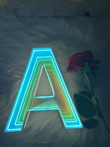Custom Illuminated Signage | Home Storefront Decor | Office LED <b>Letter</b> Signs | Outdoor <b>Wall</b> Mounted Plaques - Product Image 3