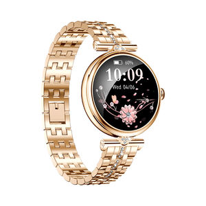 Reloj Inteligente de Lujo para Mujer AK73 con Diamantes, Pantalla AMOLED de 1.28'', Resistente al Agua IP67, Control Remoto, Llamadas Bluetooth y Monitor de Actividad Física - Product Image 2