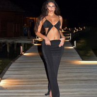 Robe de soirée Sexy longue, bretelles Spaghetti, décolleté en v profond, dos nu, tenue fourreau, Maxi, printemps et été 2022
