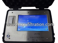 Contador de Partículas de Aceite Portátil Industrial Hopu LPC-P50, Analizador de Limpieza de Aceite Lubricante NAS ISO, Equipo de Prueba de Campo para Turbinas Hidráulicas
