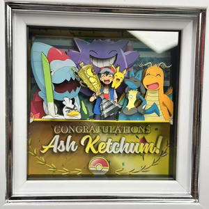 Meilleures ventes de cadres de cartes Pokémon personnalisés, collection d'art en acrylique, articles de collection, cartes en papier découpé, jeux de société, jouets, cadeaux d'<span class=keywords><strong>anniversaire</strong></span> - Product Image 1