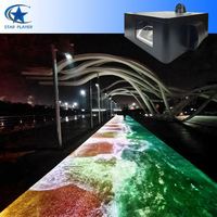 Système de projecteur extérieur avec numérisation laser, projection vidéo 3D, mapping vidéo, 5000-10000 lumens, étanche IP54, télécommande