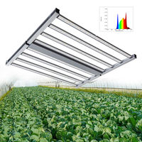 Prix d'usine, 600-1000W, trois canaux, dimmable, UV IR LM301H LM301B, lampes de culture LED à spectre complet pour hydroponie