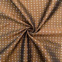 Tissu jacquard en polyester à motif à pois brillant, fil métallique teint, nouvelle mode YY pour vêtements féminins