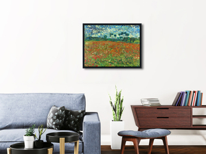 Venta al por Mayor de Arte Enmarcado, Impresión en Lienzo de Campo de Amapolas, Reproducción de Pinturas al Óleo de Van Gogh, Arte Abstracto Decorativo para Colgar en la Pared del Hogar - Product Image 5