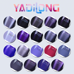 Thời trang phong cách Pet Tím loạt xe ppf màu phim 1.52*18m bong bóng miễn phí Matte/Glossy/Sáng/Laser Tím xe vinyl bọc - Product Image 2