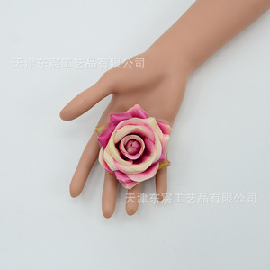 ดอกกุหลาบประดิษฐ์จาก Dongchen Crafts ทำจากผ้าไหม เหมาะสำหรับตกแต่งงานแต่งงาน ถ่ายภาพกลางแจ้ง และตกแต่งบ้าน - Product Image 2