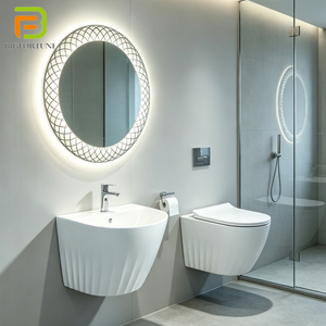 <span class=keywords><strong>Inodoro</strong></span> suspendido de estilo nórdico con <span class=keywords><strong>cisterna</strong></span> oculta, <span class=keywords><strong>inodoro</strong></span> flotante de cerámica duradero para apartamento, baño, hotel - Product Image 1